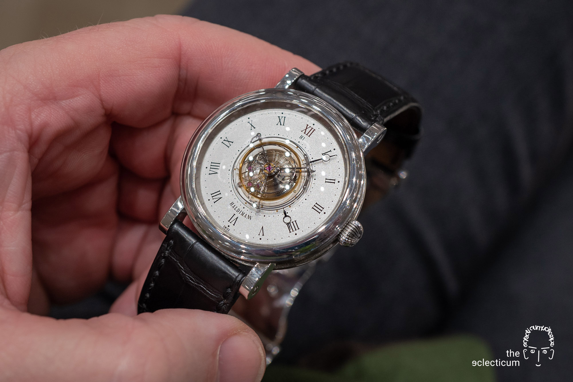 Haldimann H1 Flying central tourbillon ahci independent watchmaking 