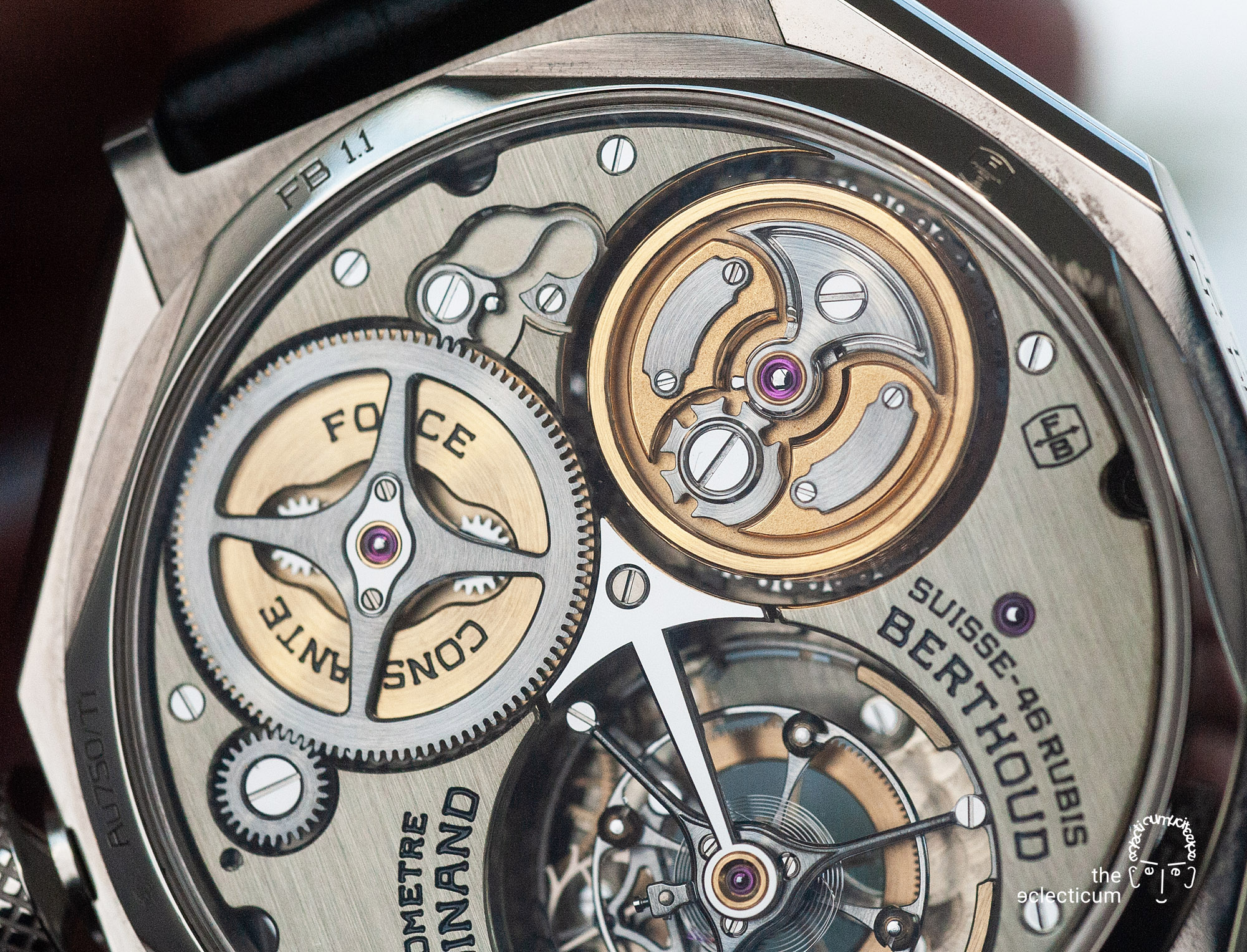 Ferdinand Berthoud Chronometry FB 1 chronometer fusee chain chaine tourbillon movement