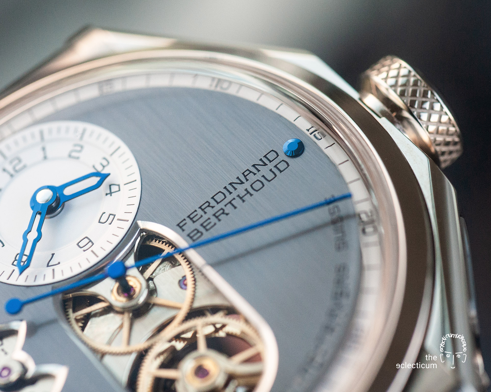 Ferdinand Berthoud Chronometry FB 1 chronometer dial heatblued steel hands