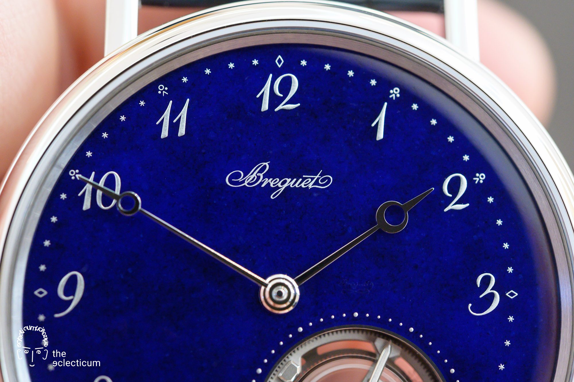 Breguet Classique Tourbillon Extra-Plat Blue Ref. 5367PT Grand Feu Enamel