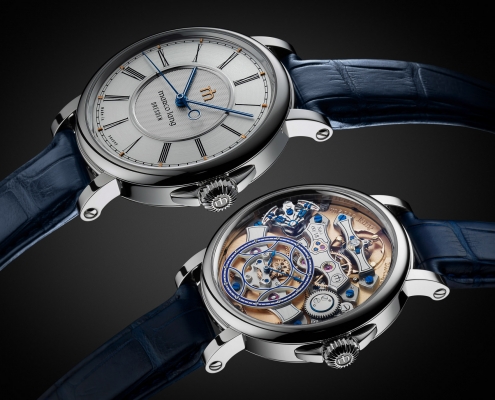 Marco Lang presents his first watch in the ´Zweigesicht` series and is called ´Zweigesicht-1` a changeable watch with two faces, with a new complication ´shock-indication` … - inspired by fine watchmaking from Saxony (Germany), 18th and 19th century.