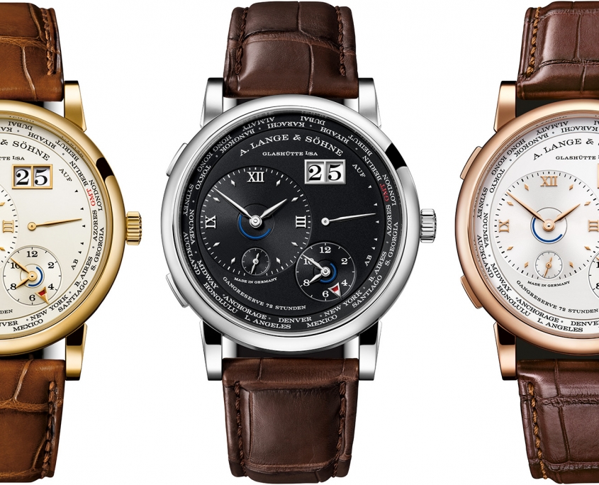 A. Lange & Söhne Lange 1 Time Zone 2020 yellow gold champagne Boutique-Edition white gold black pink gold argenté