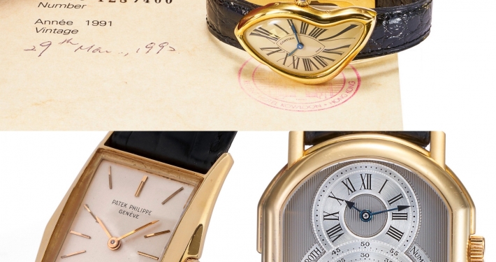 Antiquorum Auction May 2020 Patek Philippe Ref. 2554 Manta Ray Cartier Crash Watch Daniel Roth Tourbillon Regulator