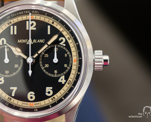 Montblanc 1858 Monopusher Chronograph automatic coaxial crown