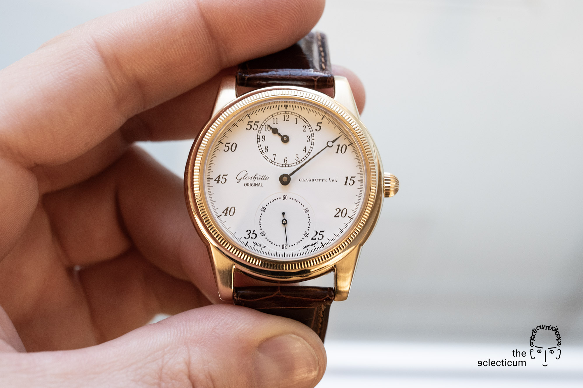 Glashütte Original 1845 Regulator GUB49 german watch