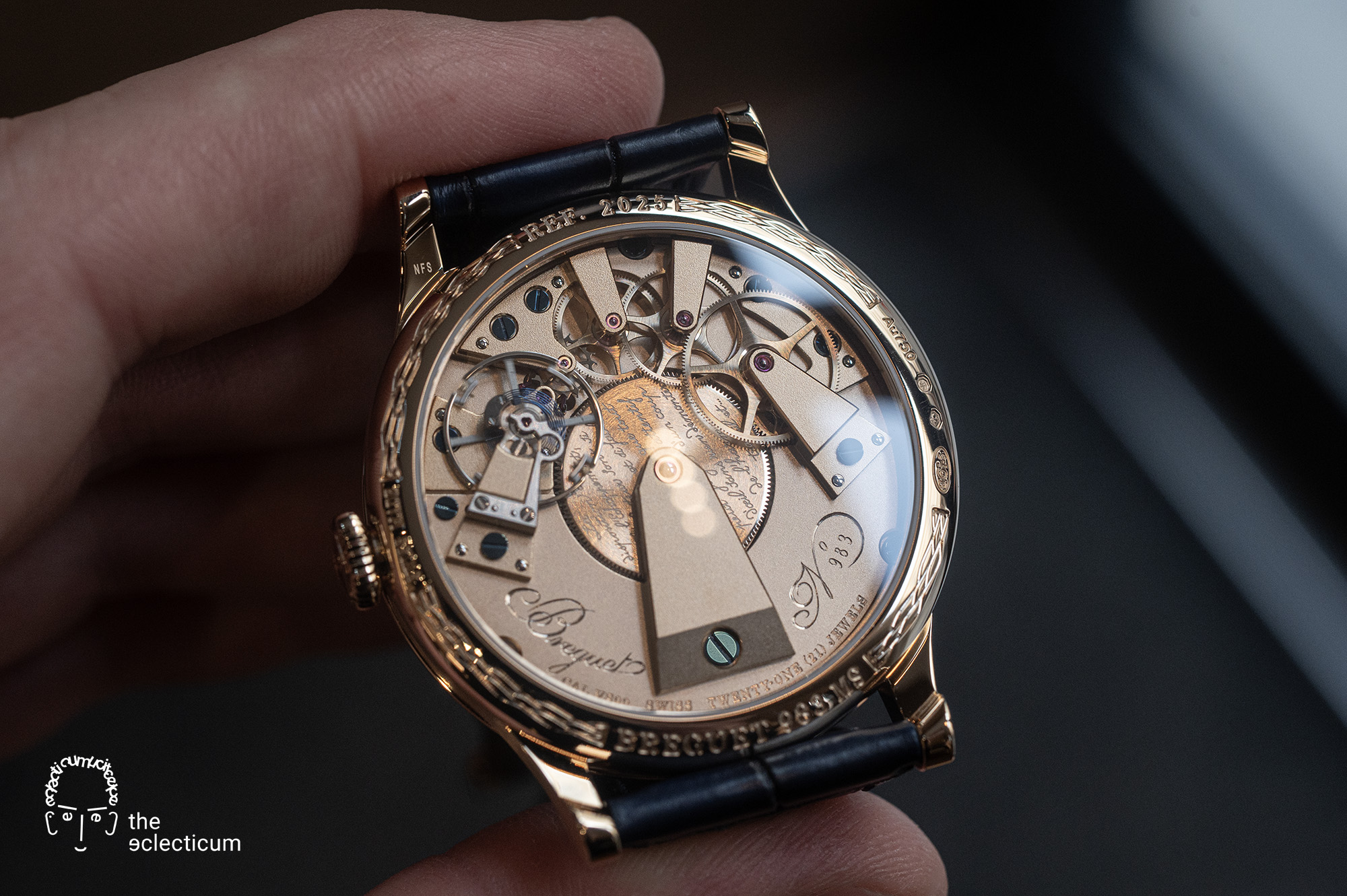 Breguet Souscription classique ref. 2025 grand feu enamel guilloche heat blued secret signature pantograph Cal VS00 calibre