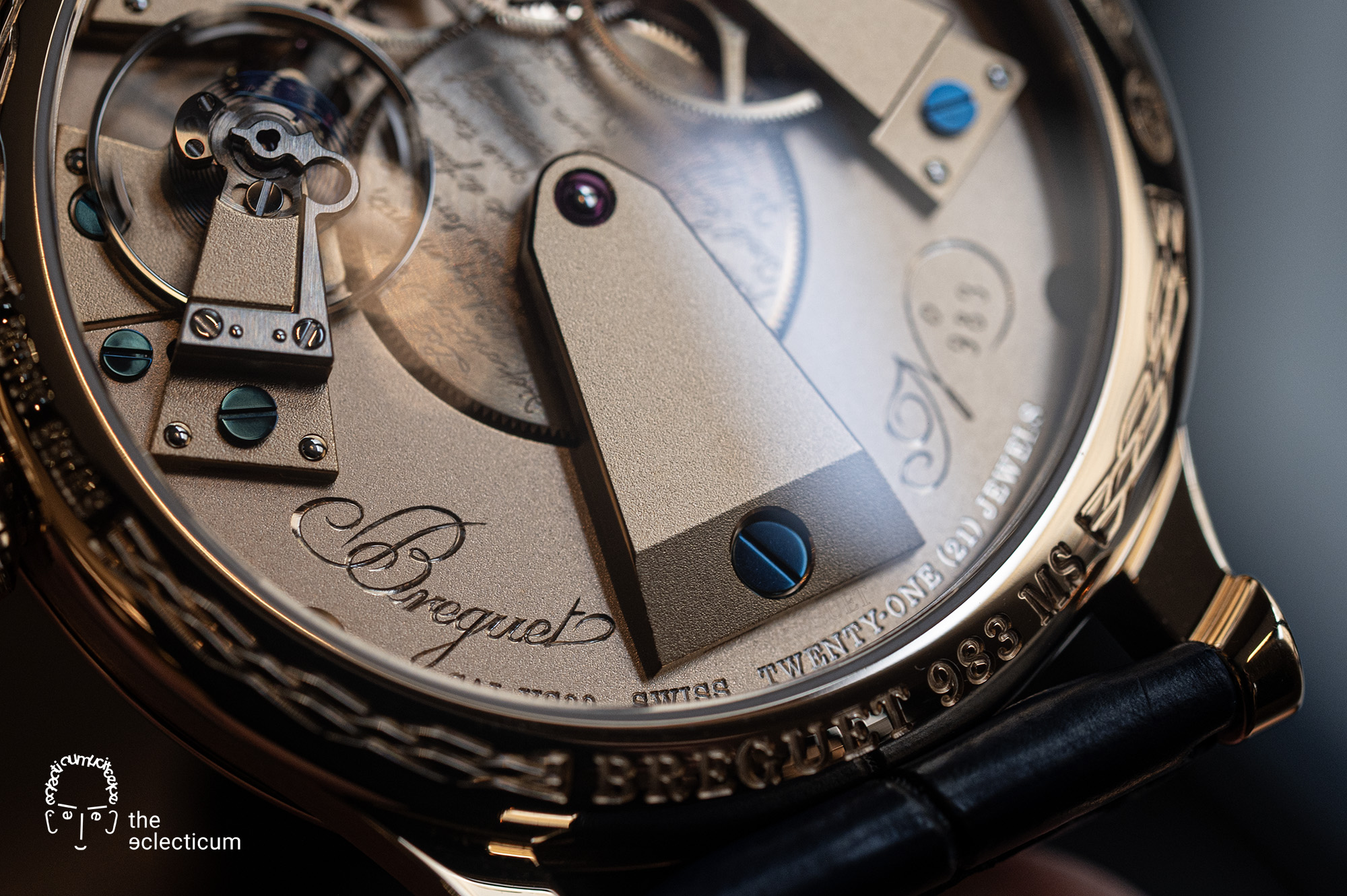 Breguet Souscription classique ref. 2025 grand feu enamel guilloche heat blued secret signature pantograph Cal VS00 calibre