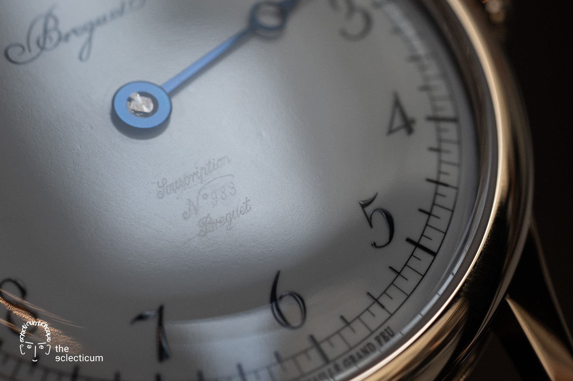 Breguet Souscription classique ref. 2025 grand feu enamel guilloche heat blued secret signature pantograph
