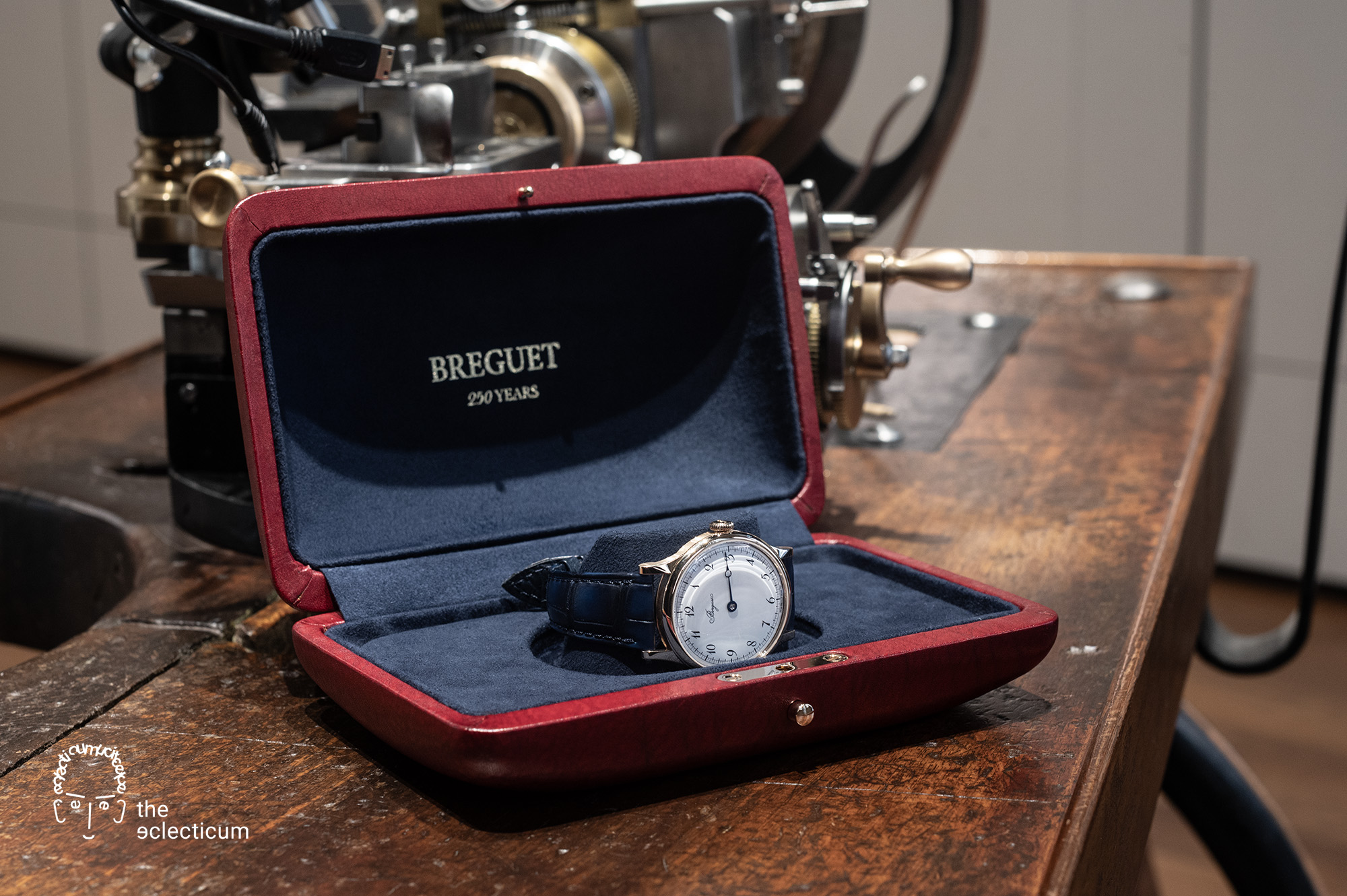 Breguet Souscription classique ref. 2025 grand feu enamel guilloche heat blued secret signature pantograph presentation box