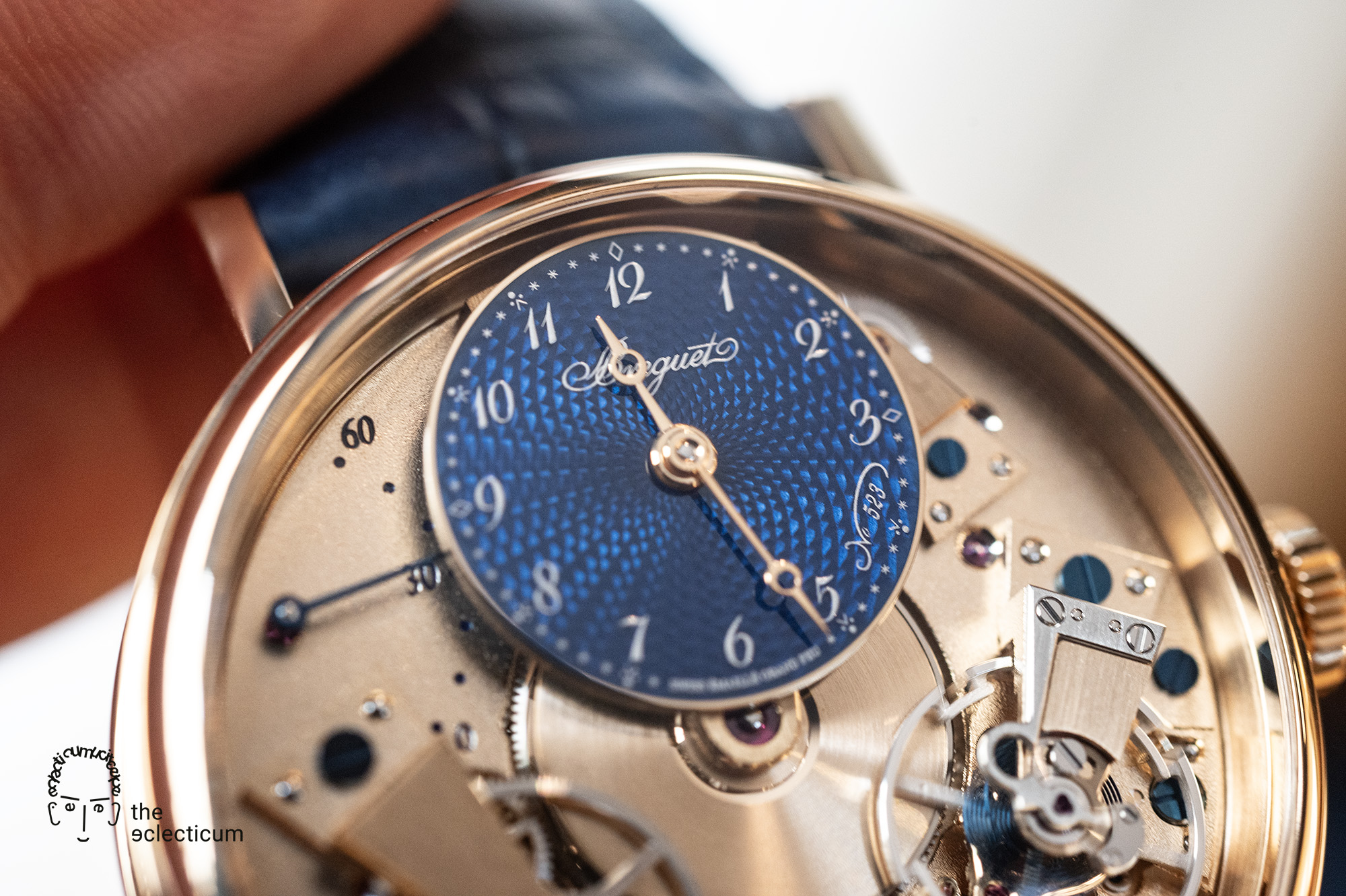 Breguet Tradition Automatique Ref. 7035BH 250th anniversary finishing guilloche grand feu enamel basse-taille