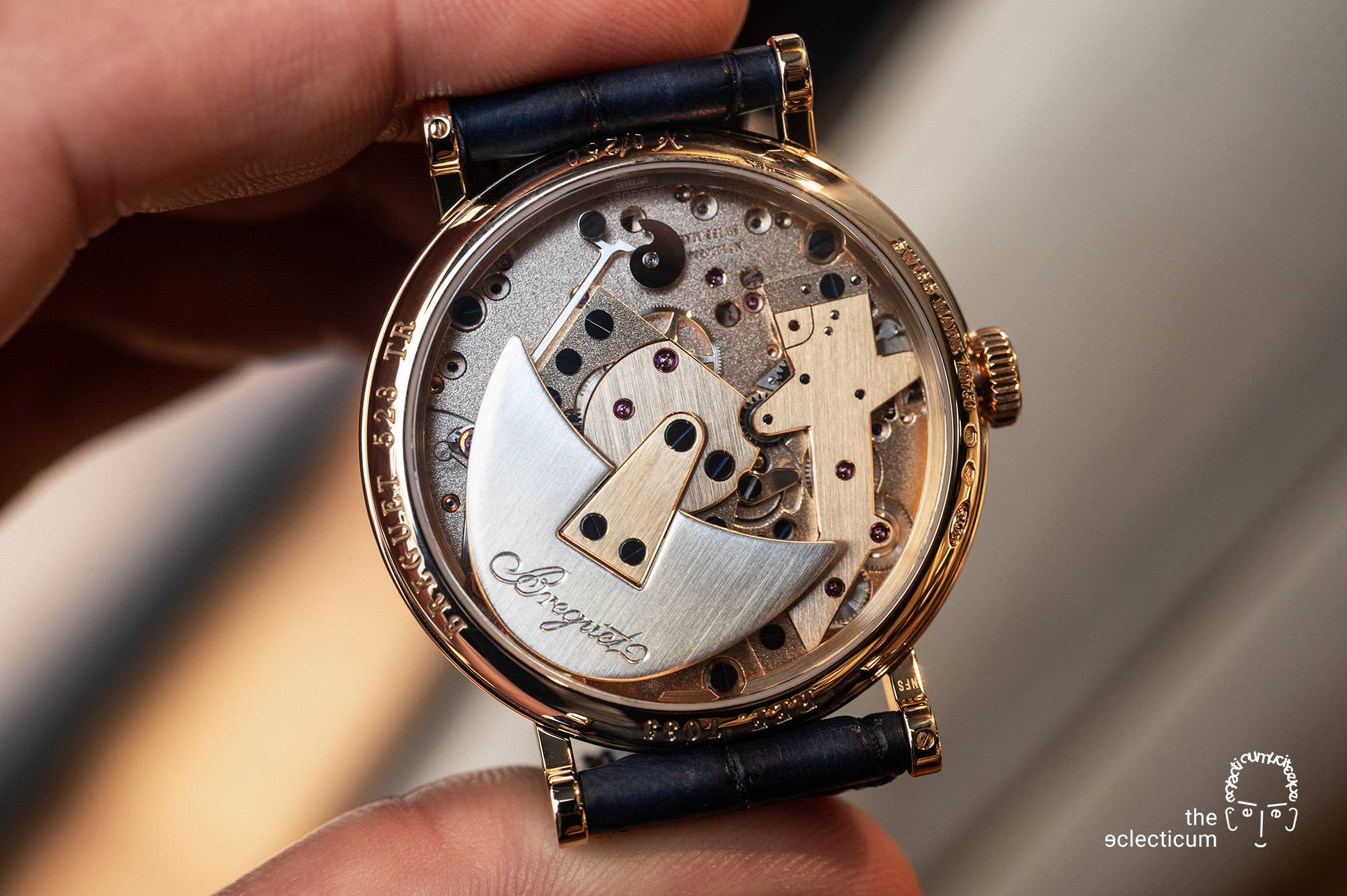 Breguet Tradition Automatique Ref. 7035BH 250th anniversary finishing platinum rotor cal. 505 SR