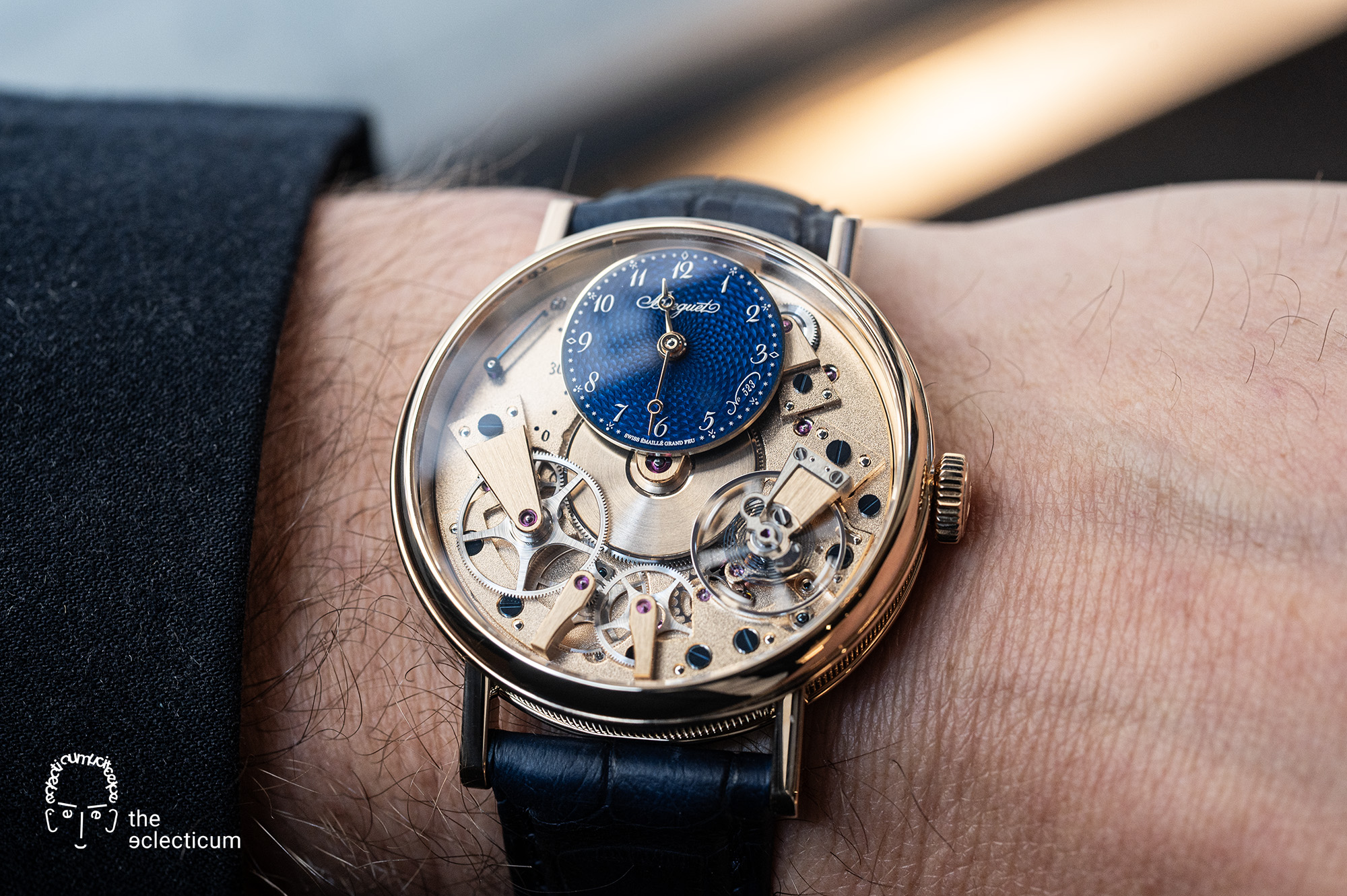 Breguet Tradition Automatique Ref. 7035BH 250th anniversary wristshot