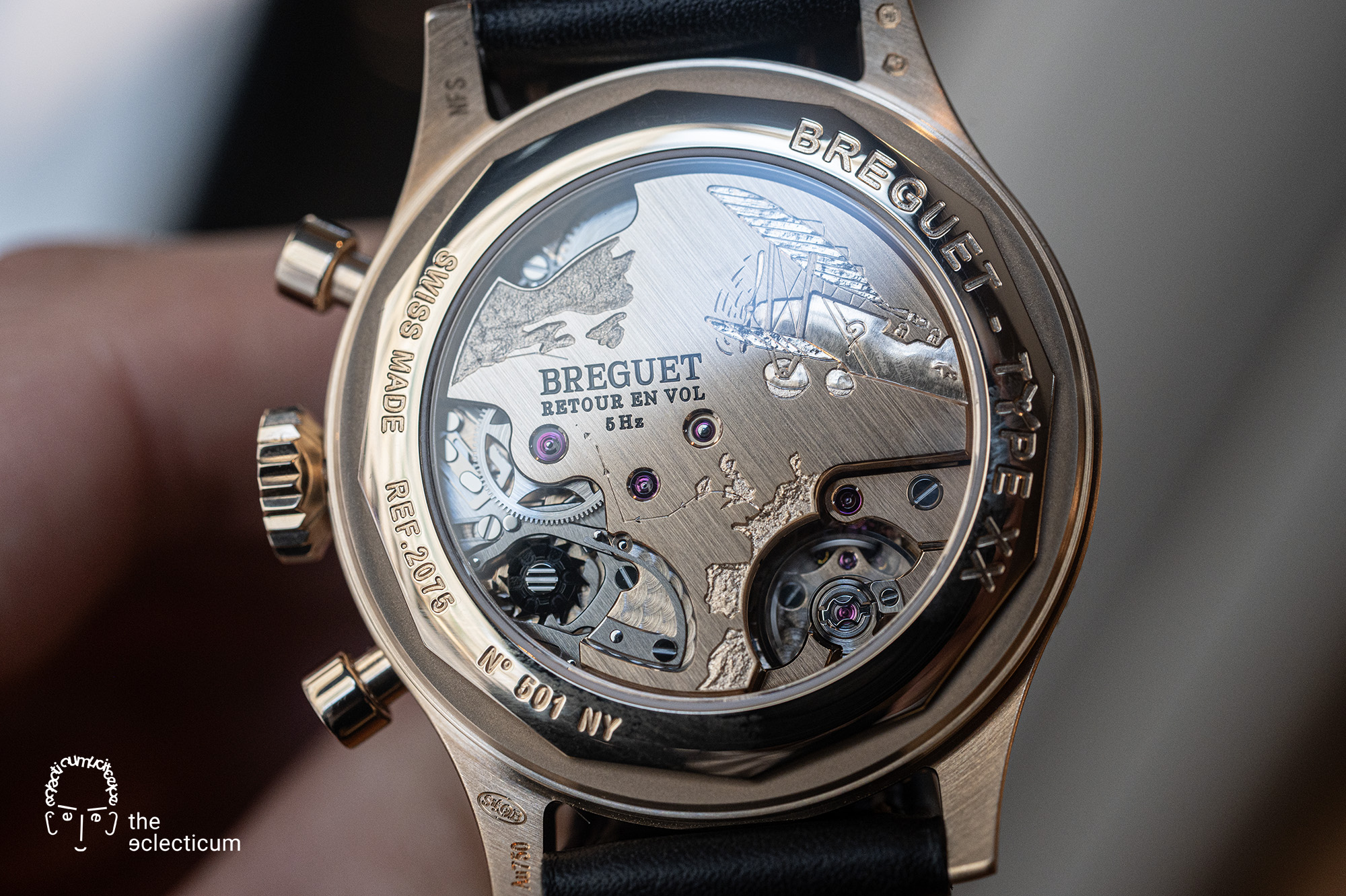 Breguet Type XX Chronograph Flyback Ref. 2075 250th anniversary Gold cal. 7279 hand engraved