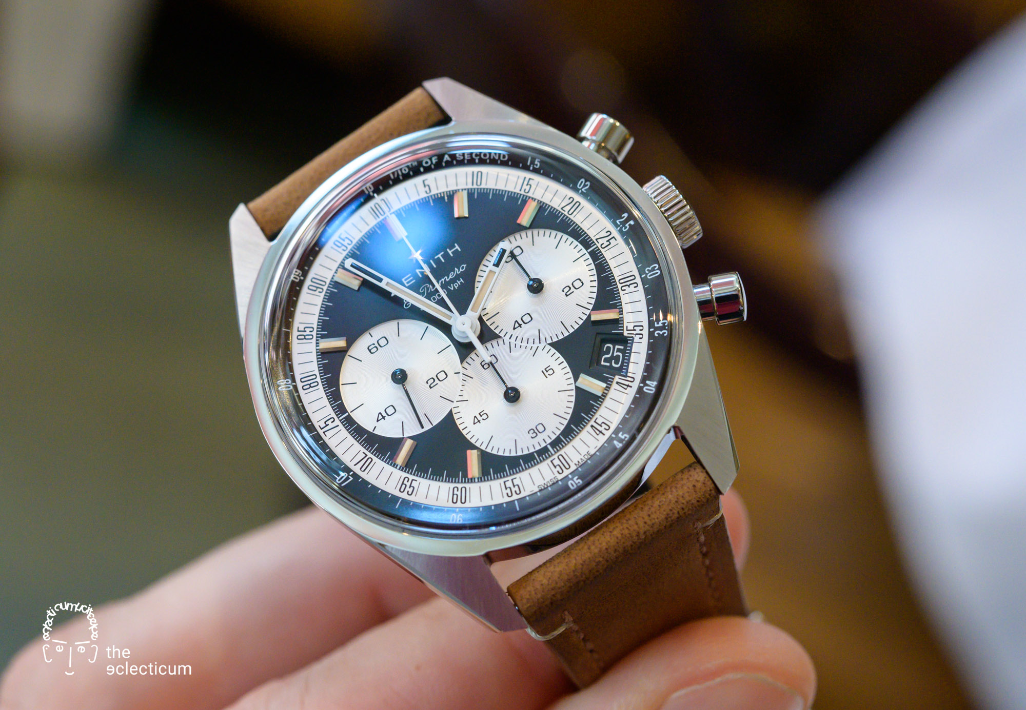 Zenith Chronomaster Original El Primero Cal. 3600 stainless steel inversed panda dial