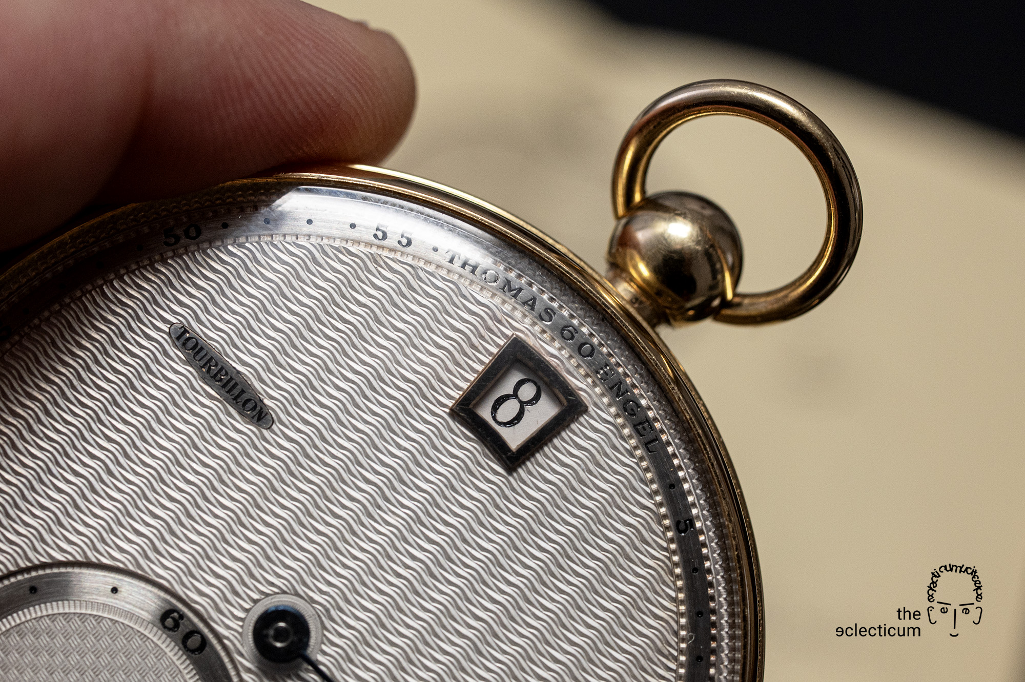 Thomas Engel Breguet Flying Tourbillon Force Constante Remontoir Jumping Hour Thermometer Power Reserve guilloche guillochage engined-turned handmade Richard Daners Chronometer