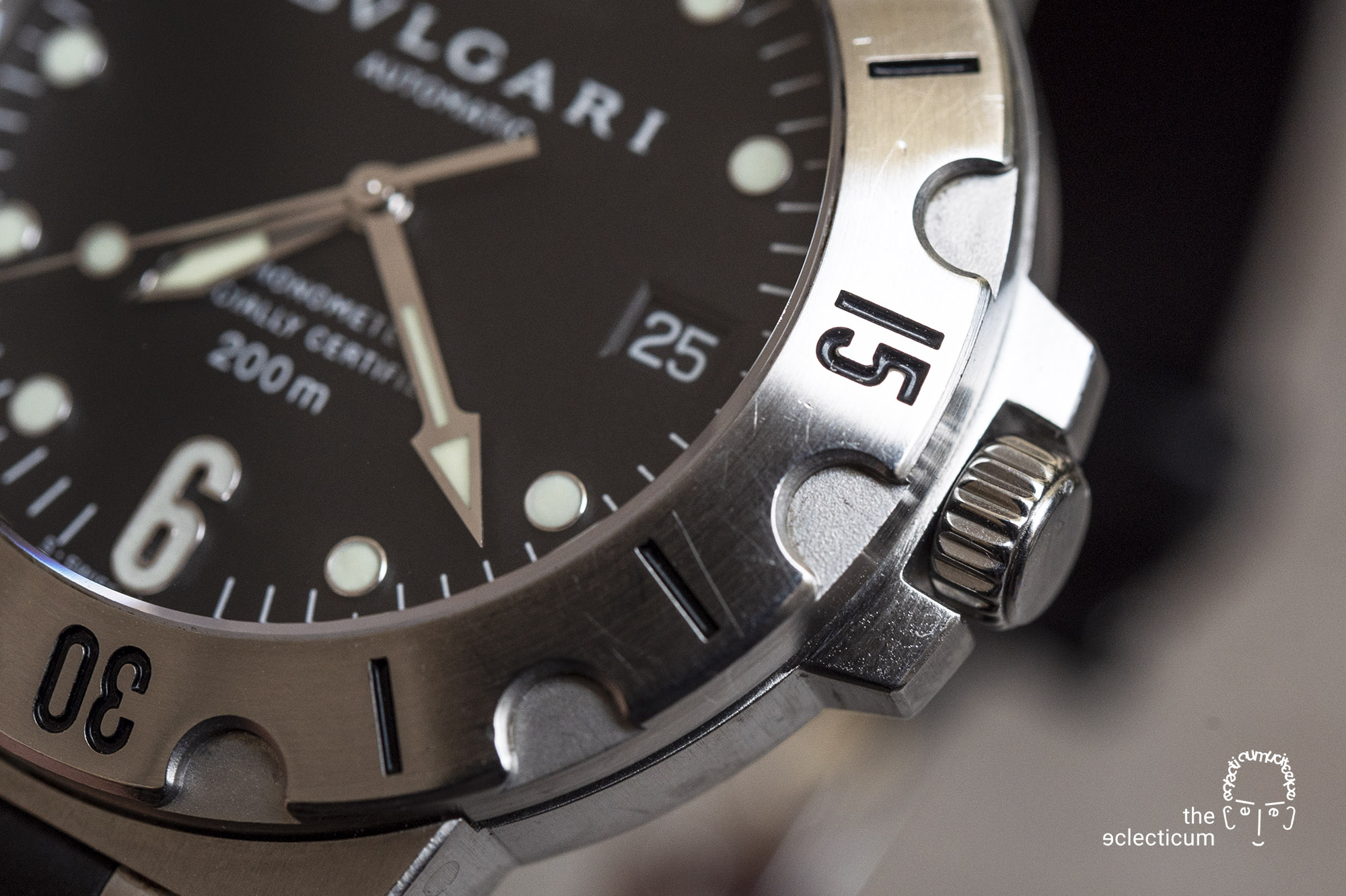 Bulgari Bvlgari Diagono Scuba SD38S diver chronometer