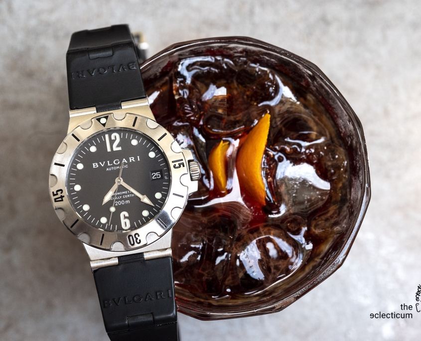 Bulgari Bvlgari Diagono Scuba SD38S diver chronometer negroni