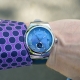 Swatch Sistem51 Petite Seconde automatic blue dial wristshot