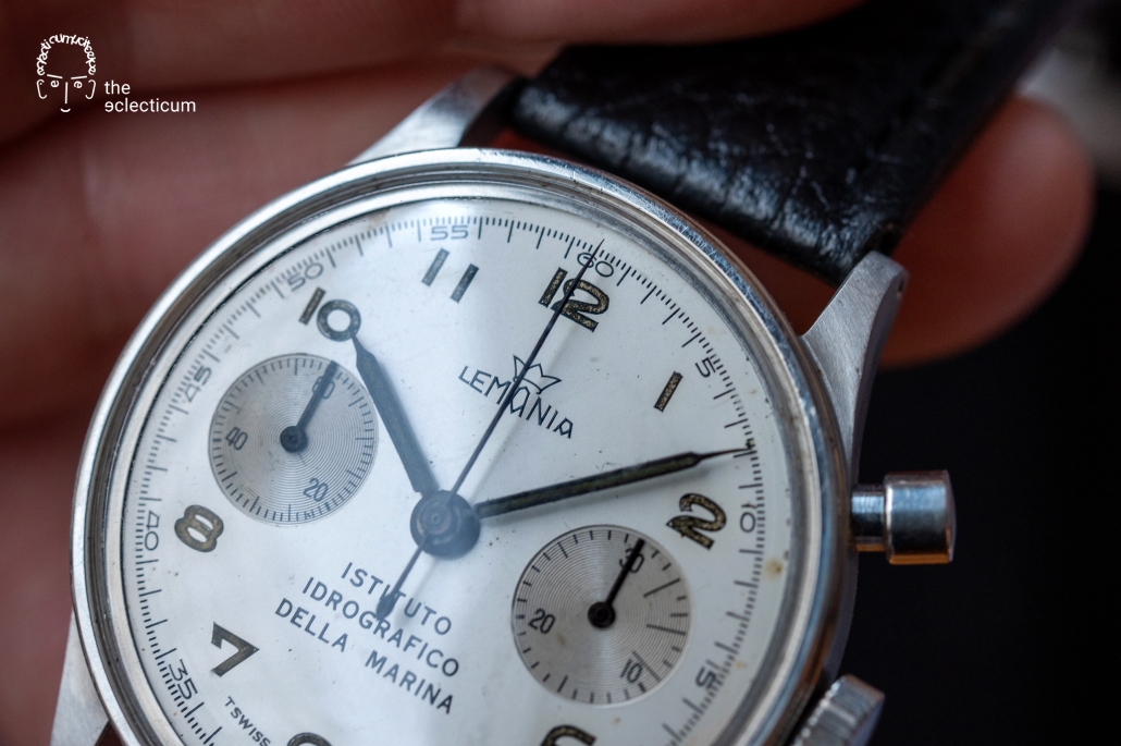 Lemania Monopusher Chronograph 'Istituto Idrografico della Marina'