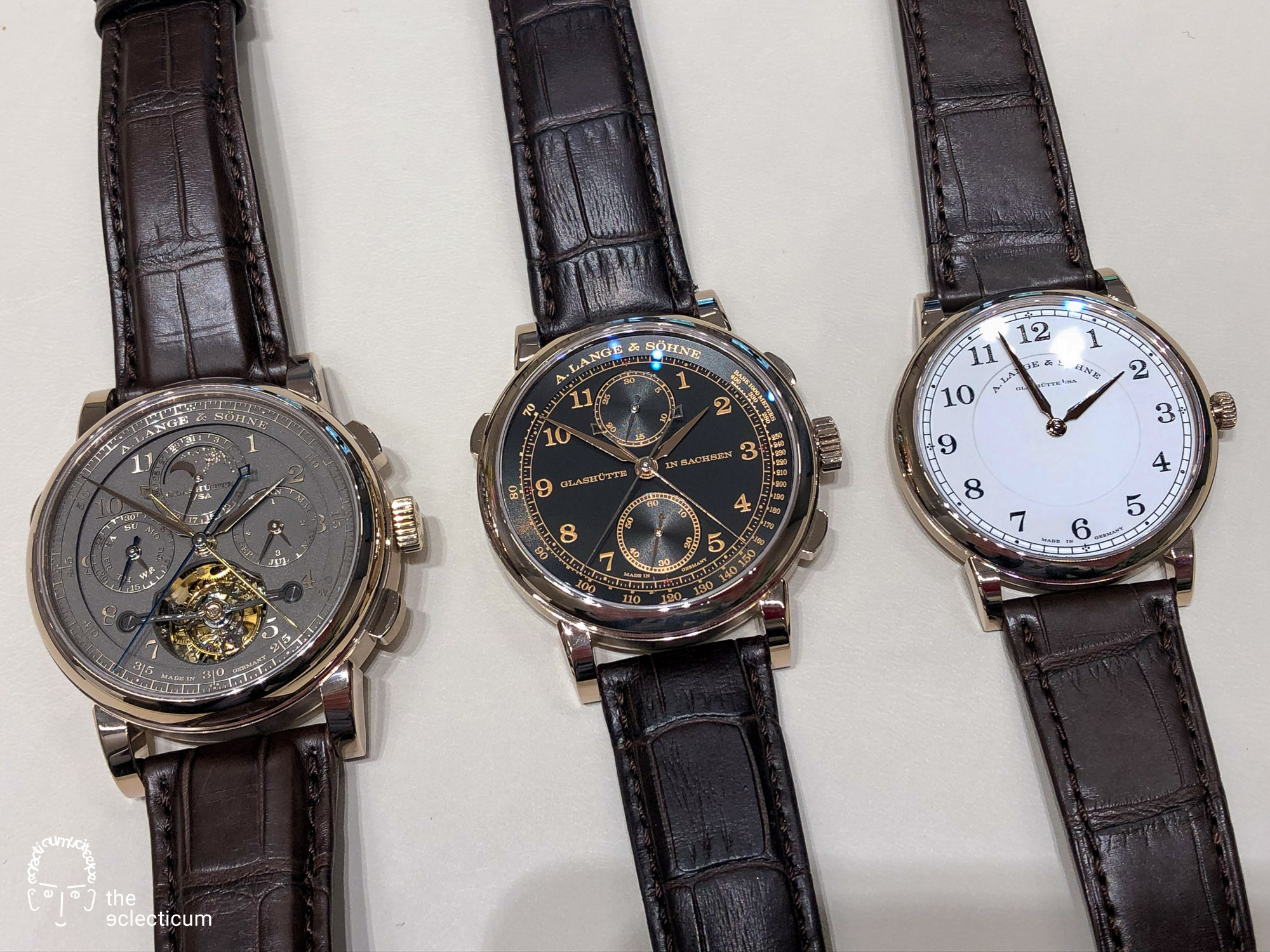 Homage to F. A. Lange 1815 Honeygold 175th anniversary limited editions