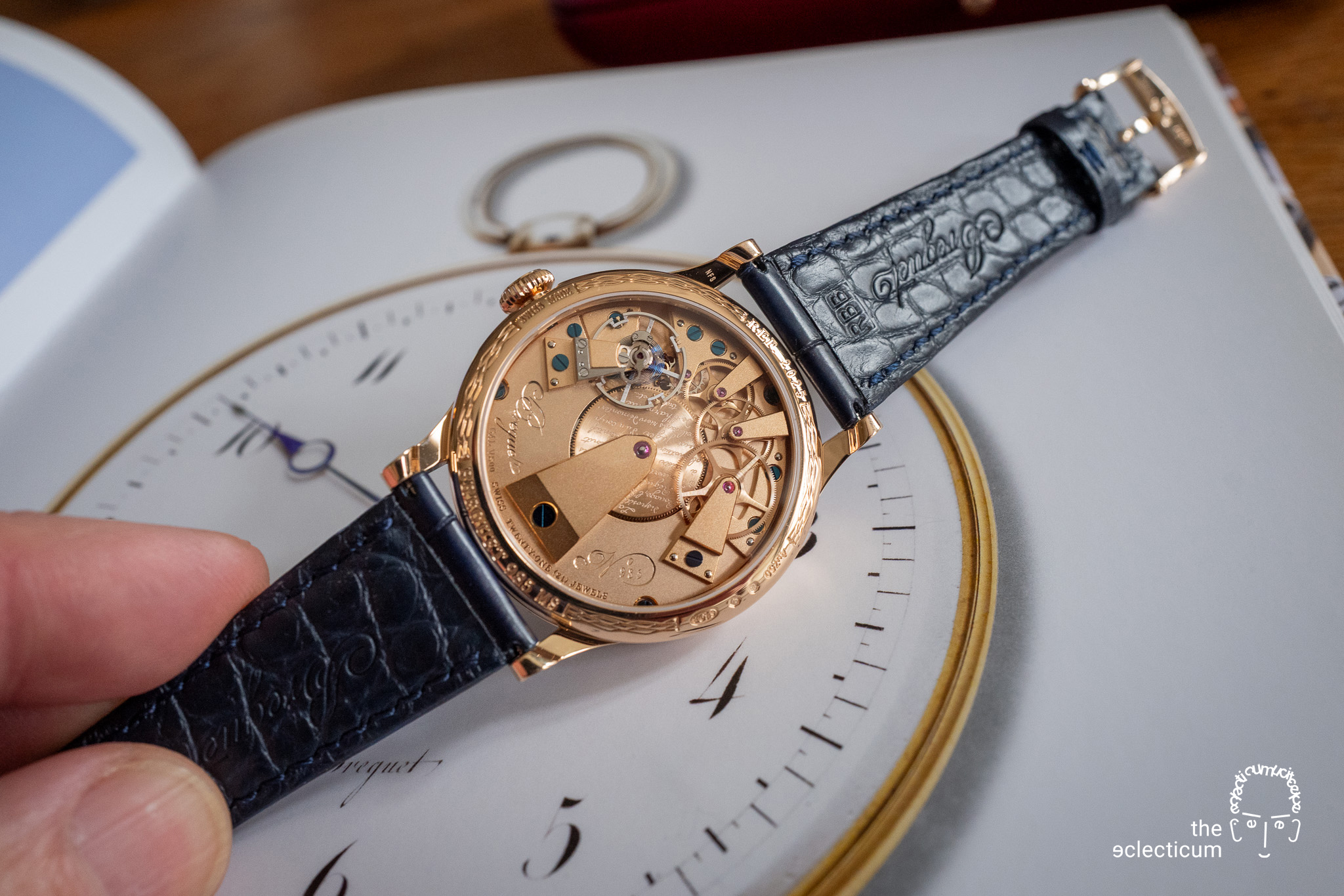 Breguet Souscription classique ref. 2025 grand feu enamel guilloche heat blued secret signature pantograph Cal VS00 calibre