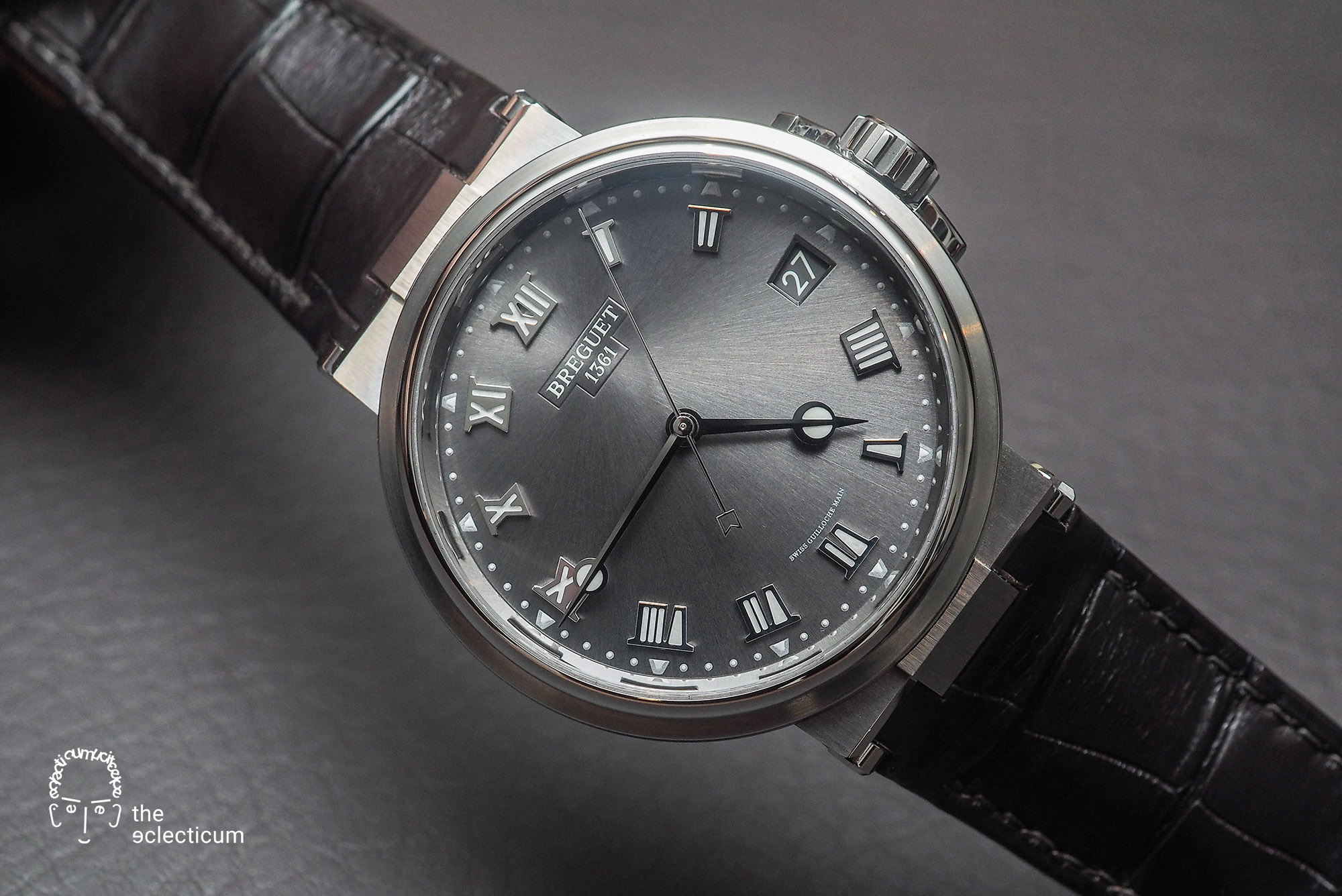 Breguet Marine Ref. 5517 automatic guilloche titanium