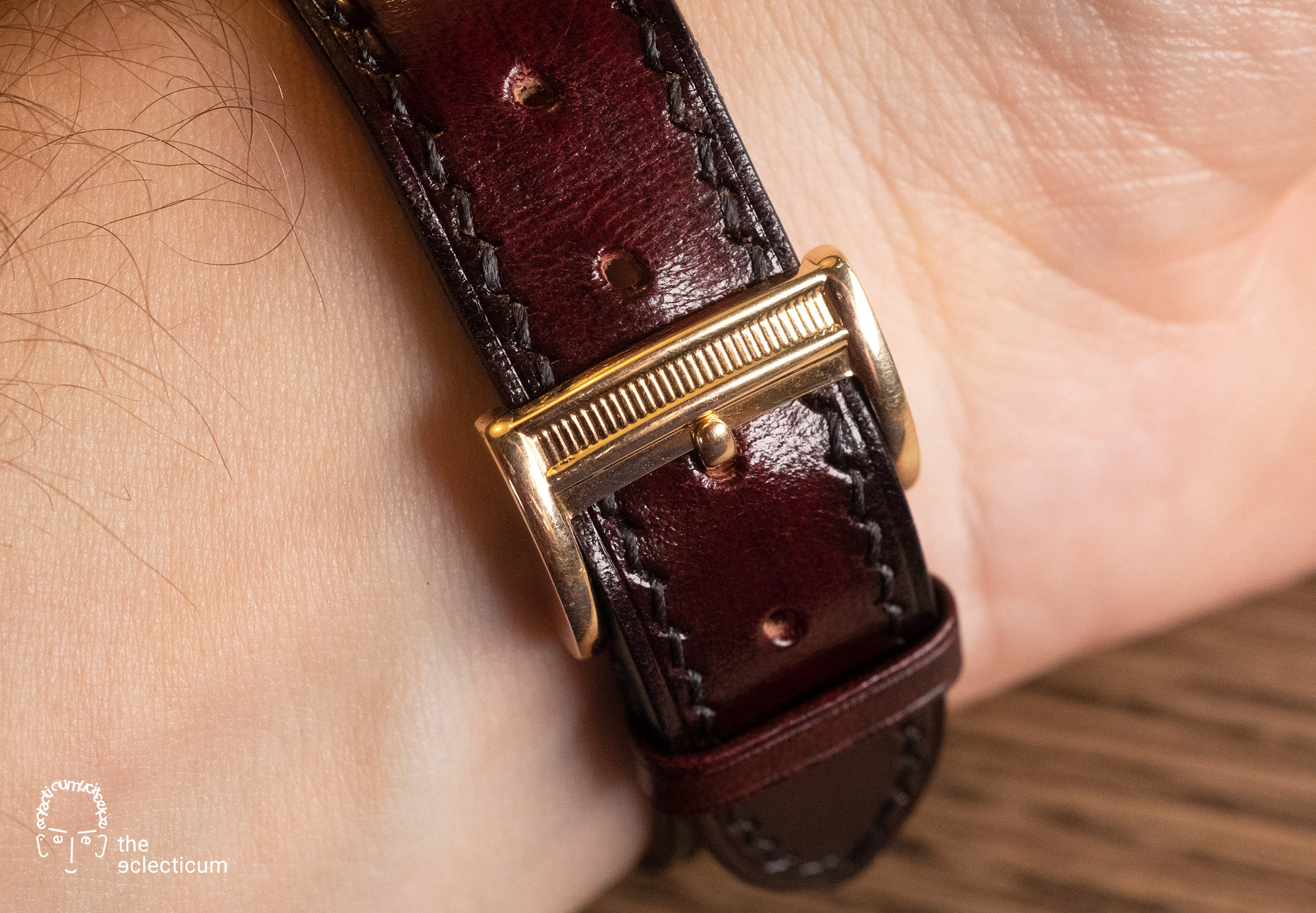 Parmigiani Ionica Hebdomadaire red gold mother-of-pearl buckle