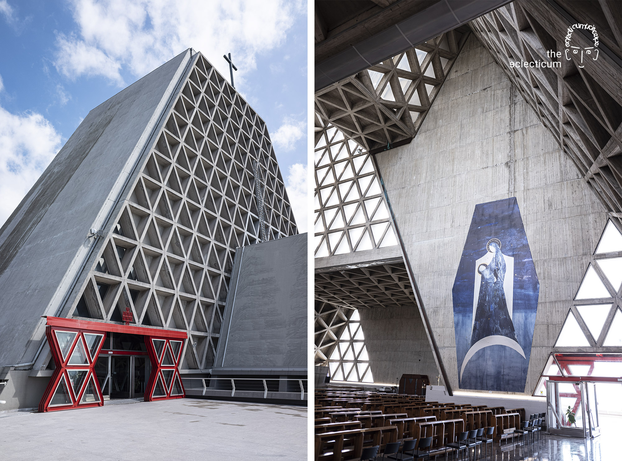 Trieste Temple of Monte Grisa Antonio Guacci italiam brutalist architecture concrete