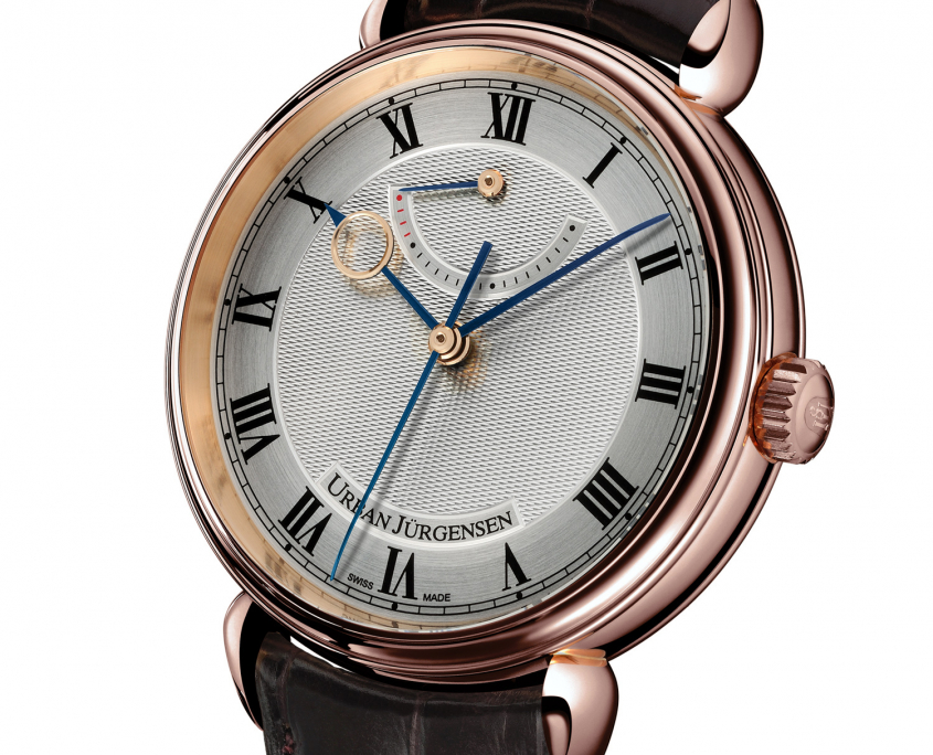 Urban Jurgensen 1140 red gold case Guy Lucas de Paslouan guilloche