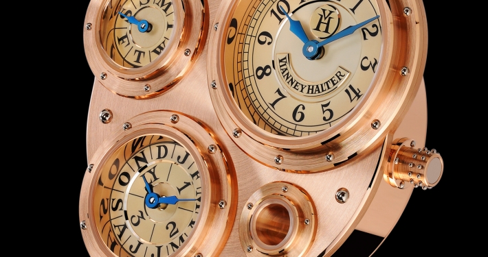 Vianney Halter Antiqua Perpetual Calendar steampunk inhouse movement Guy Lucas de Peslouan